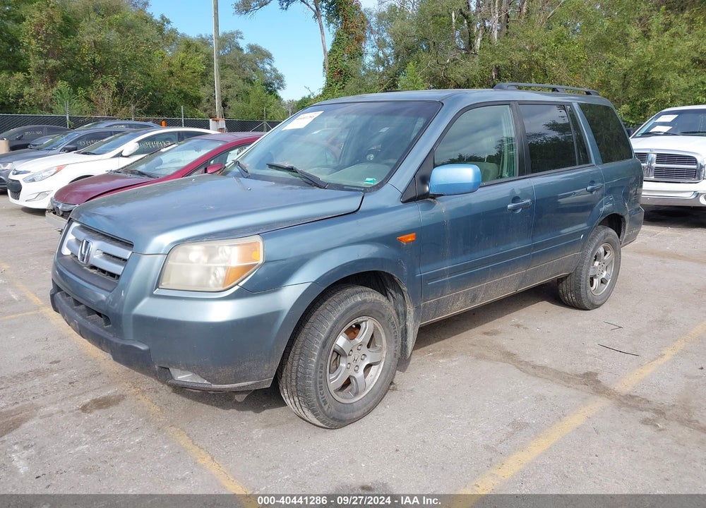 2007 HONDA PILOT EX VIN: 2HKYF18477H503858