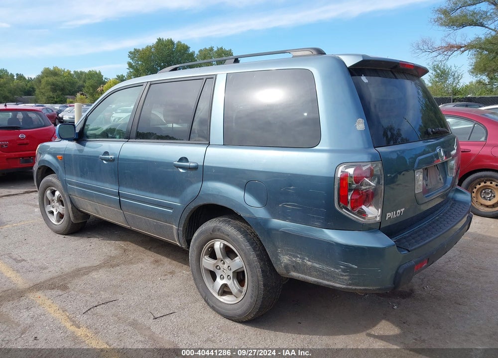2007 HONDA PILOT EX VIN: 2HKYF18477H503858