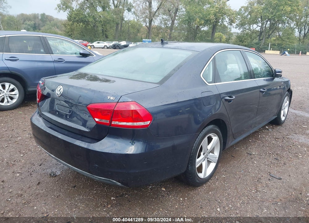2014 VOLKSWAGEN PASSAT 1.8T WOLFSBURG EDITION VIN: 1VWAT7A37EC055738