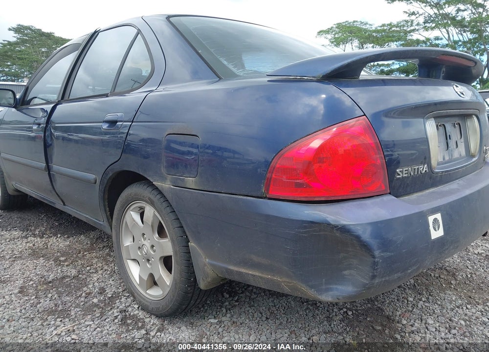 2006 NISSAN SENTRA 1.8S VIN: 3N1CB51D26L493944