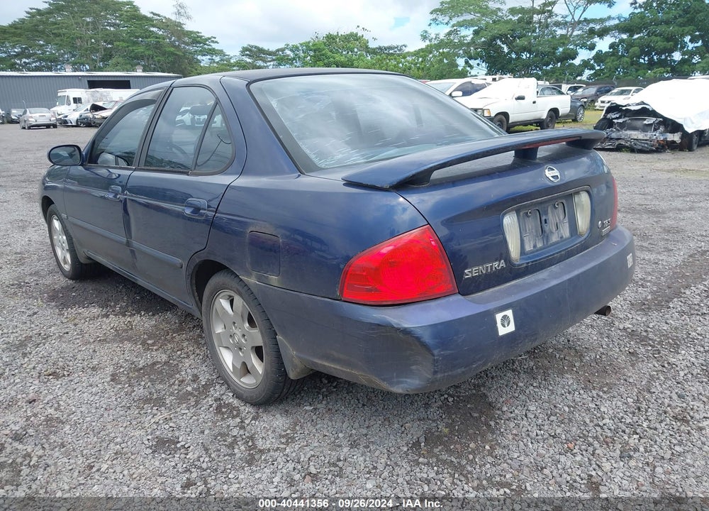 2006 NISSAN SENTRA 1.8S VIN: 3N1CB51D26L493944