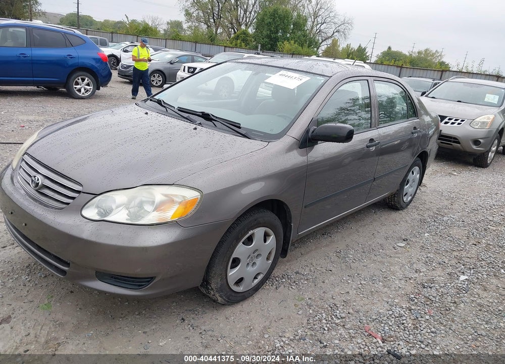 2003 TOYOTA COROLLA VIN: 2T1BR32E63C708594