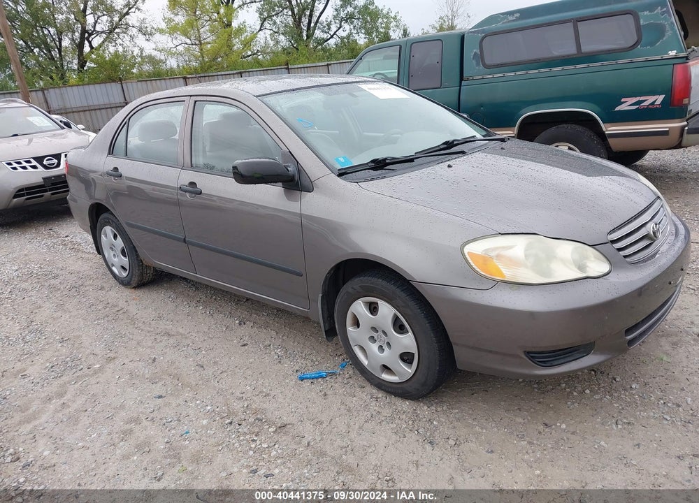 2003 TOYOTA COROLLA VIN: 2T1BR32E63C708594