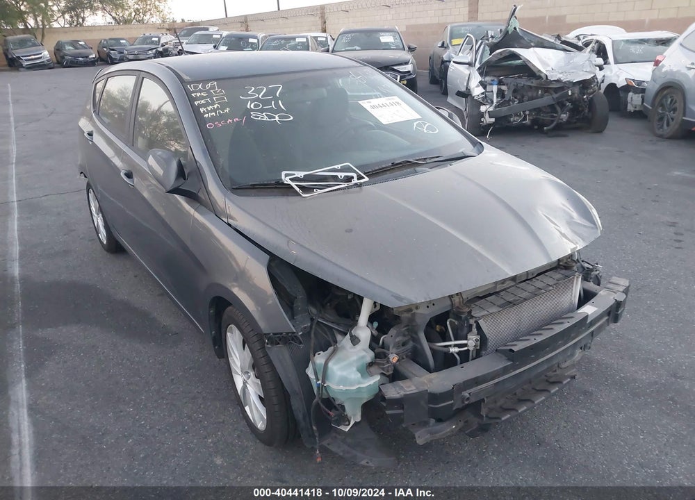 2012 HYUNDAI ACCENT SE VIN: KMHCU5AE7CU004192