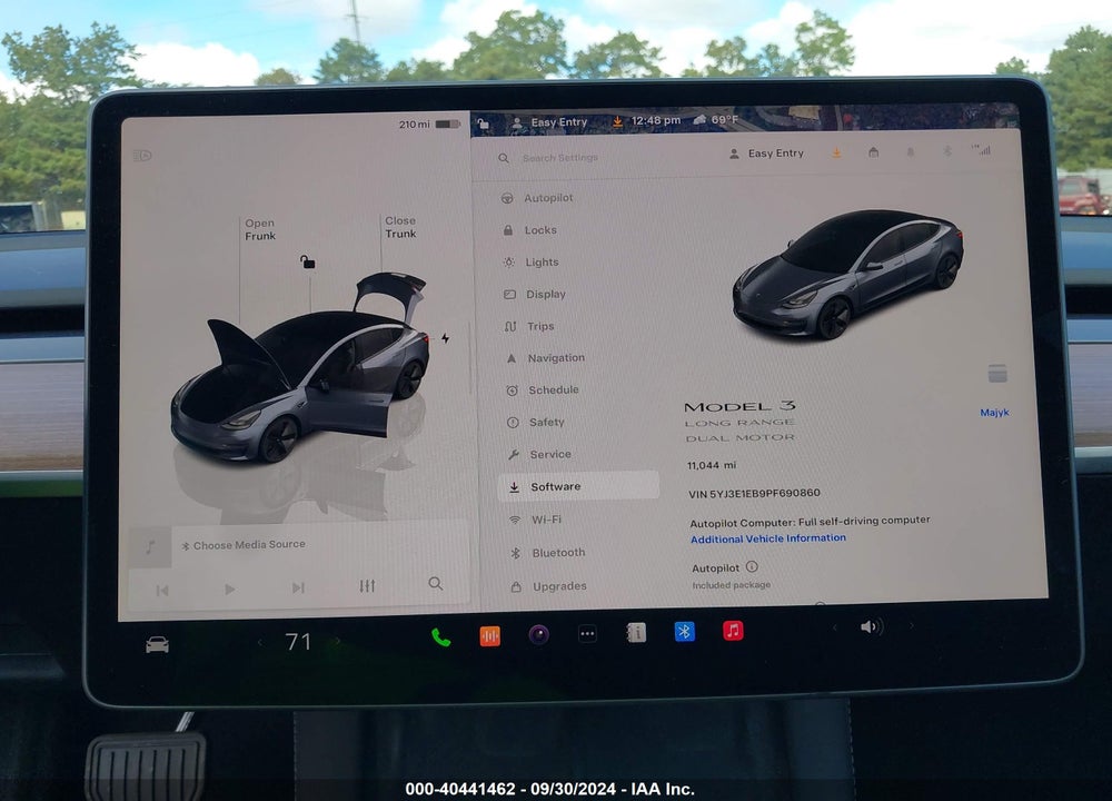 2023 TESLA MODEL 3 LONG RANGE DUAL MOTOR ALL-WHEEL DRIVE VIN: 5YJ3E1EB9PF690860