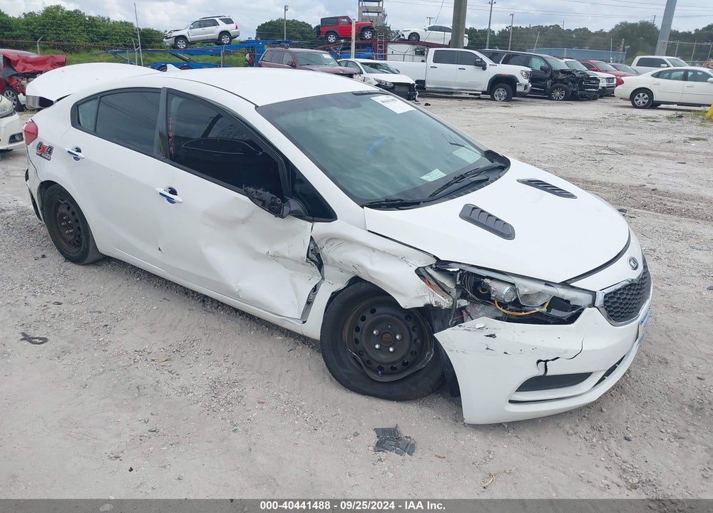 2016 KIA FORTE LX VIN: KNAFK4A63G5606286