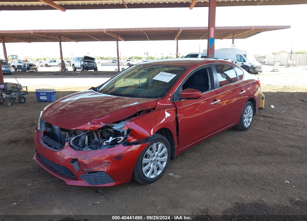 2016 NISSAN SENTRA SV VIN: 3N1AB7AP6GL666895