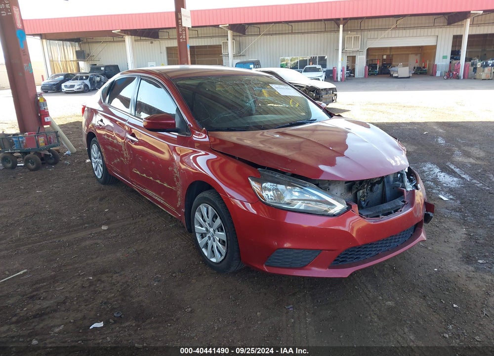 2016 NISSAN SENTRA SV VIN: 3N1AB7AP6GL666895