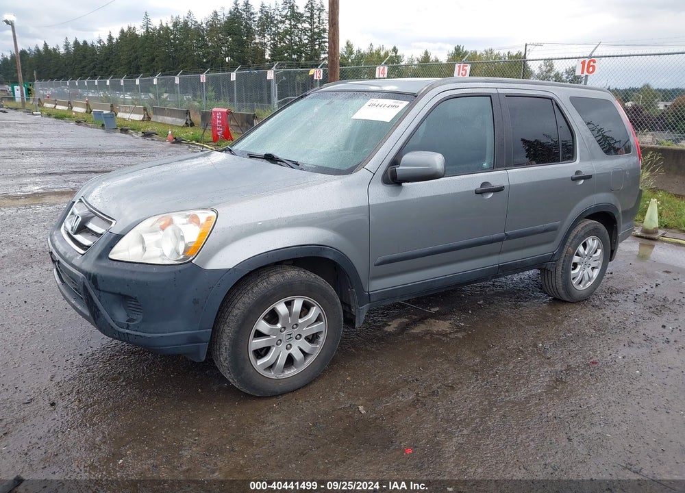 2006 HONDA CR-V EX VIN: SHSRD78816U401025