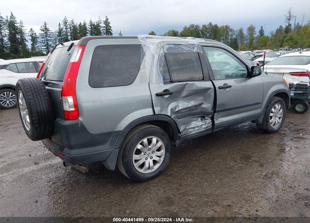 2006 HONDA CR-V EX VIN: SHSRD78816U401025
