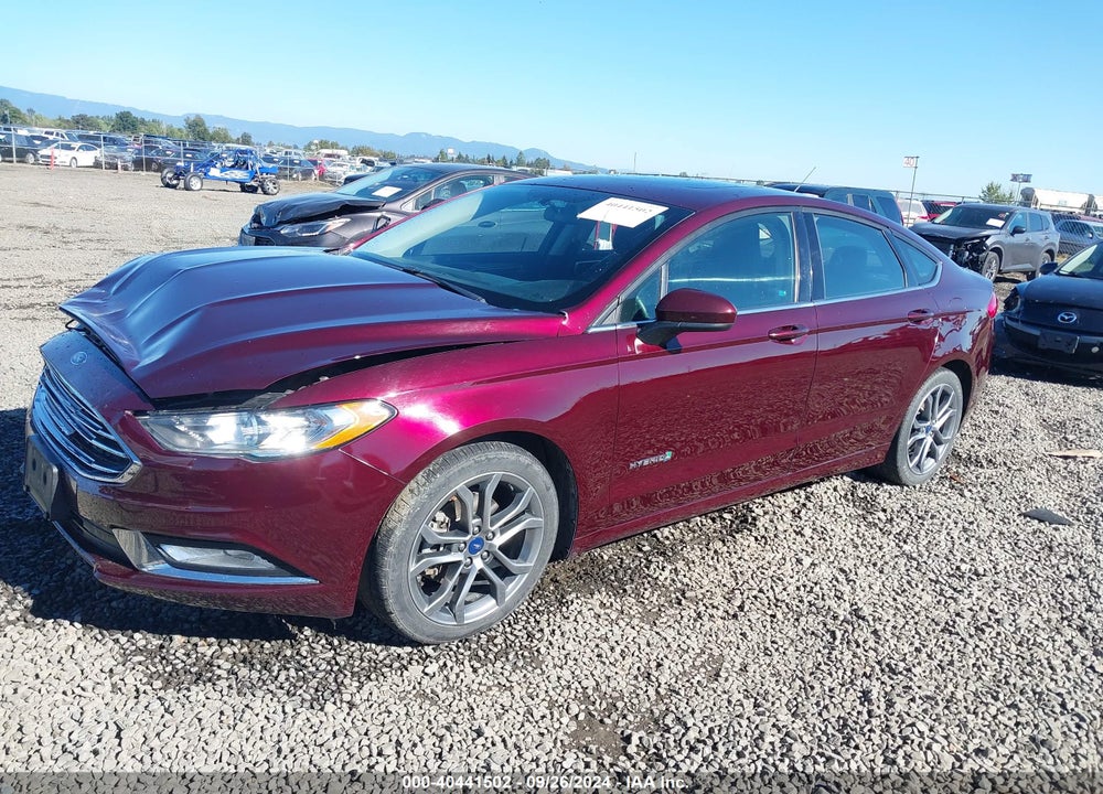 2017 FORD FUSION HYBRID SE VIN: 3FA6P0LU2HR313931