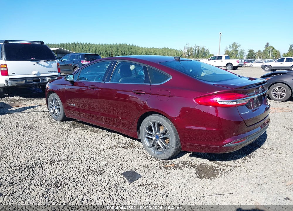 2017 FORD FUSION HYBRID SE VIN: 3FA6P0LU2HR313931