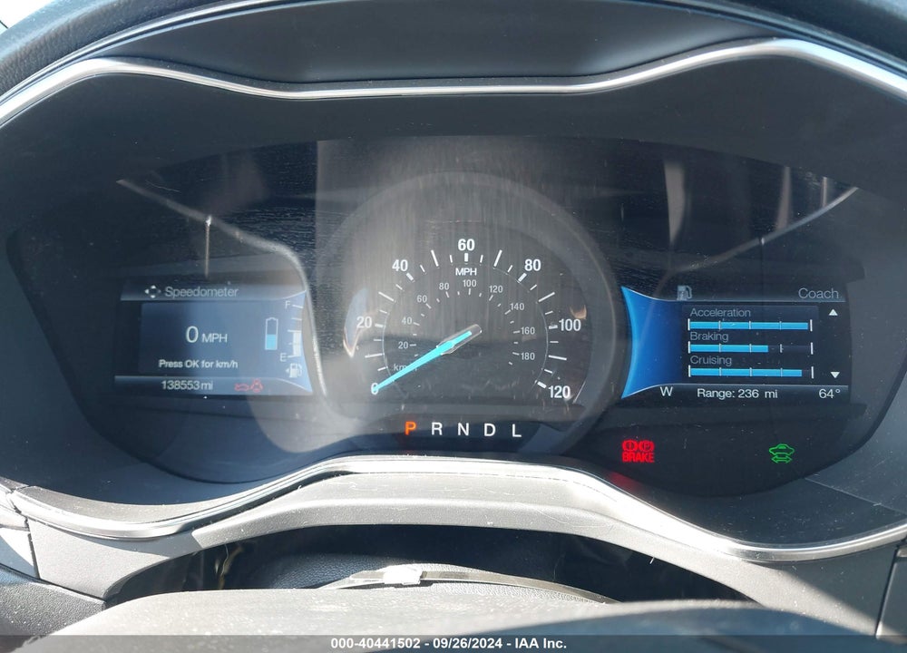 2017 FORD FUSION HYBRID SE VIN: 3FA6P0LU2HR313931