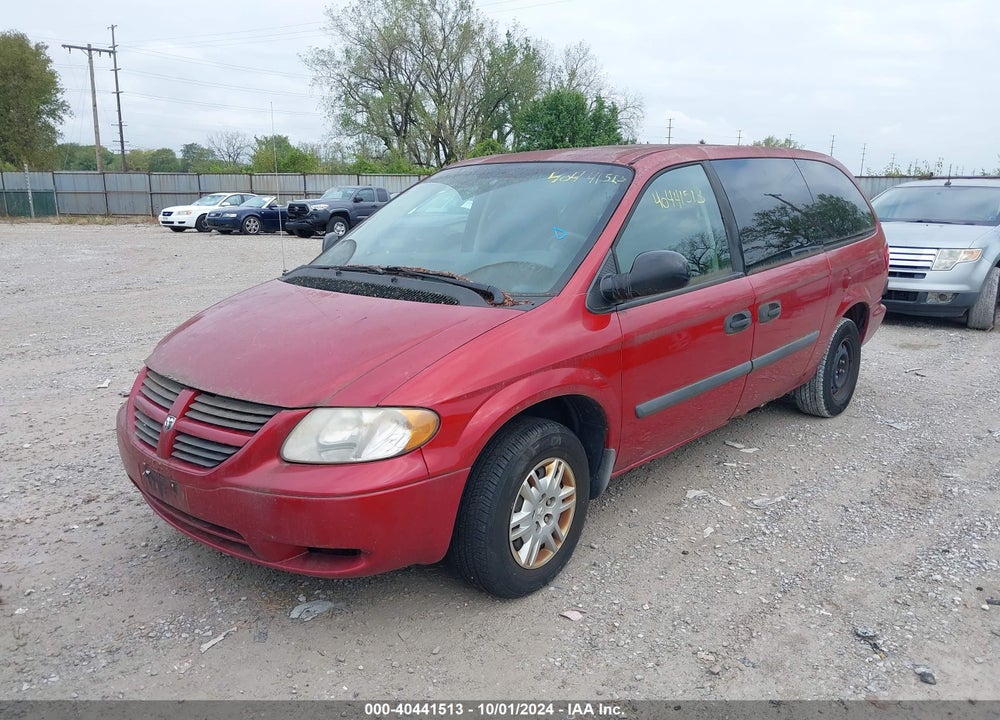 2006 DODGE GRAND CARAVAN SE VIN: 1D4GP24R76B552125