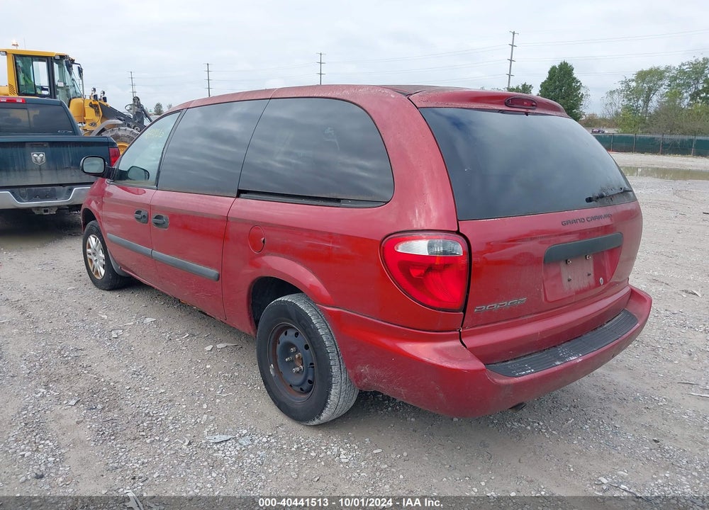 2006 DODGE GRAND CARAVAN SE VIN: 1D4GP24R76B552125