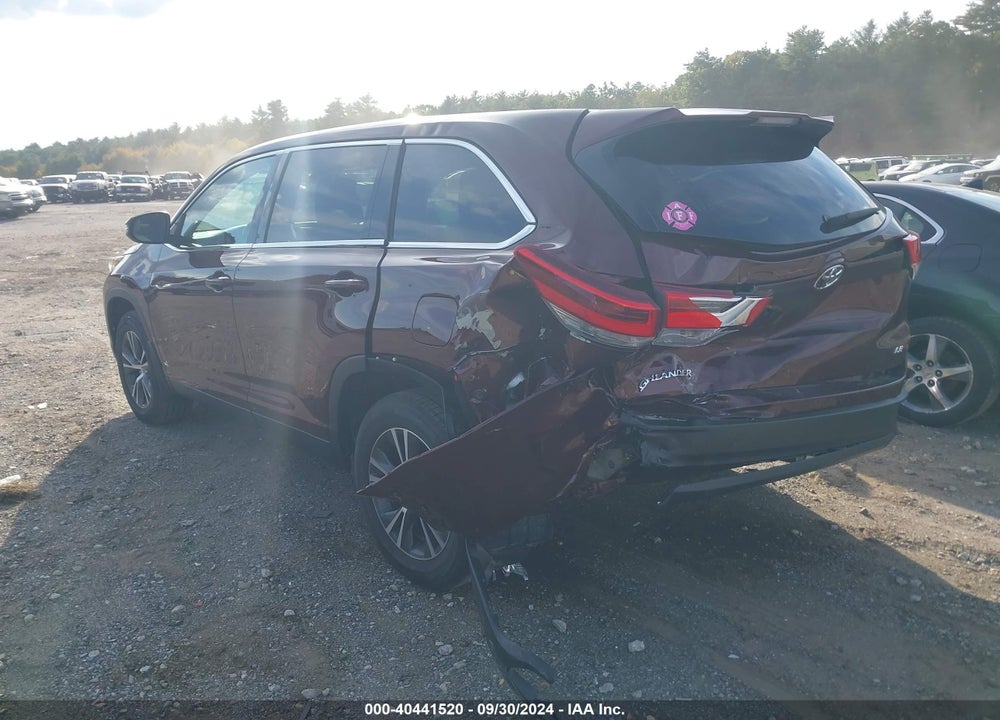 2019 TOYOTA HIGHLANDER LE VIN: 5TDBZRFH6KS923776