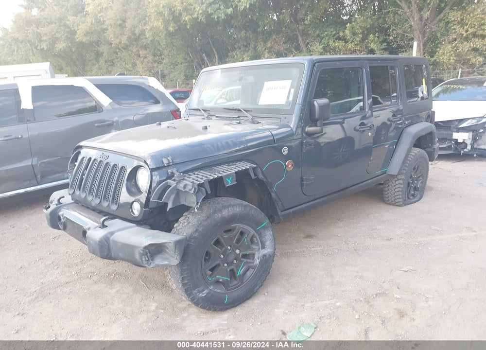 2017 JEEP WRANGLER UNLIMITED WILLY WHEELER 4X4 VIN: 1C4BJWDG6HL617686
