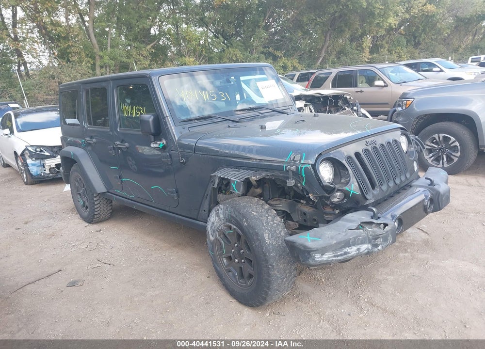 2017 JEEP WRANGLER UNLIMITED WILLY WHEELER 4X4 VIN: 1C4BJWDG6HL617686