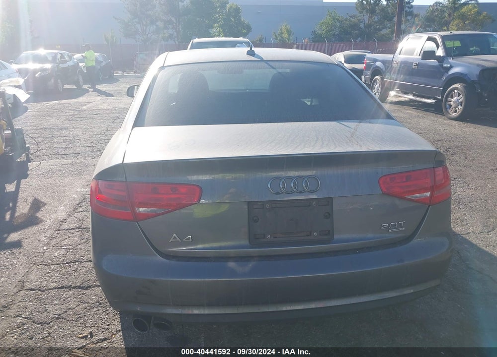 2014 AUDI A4 2.0T PREMIUM VIN: WAUBFAFL4EA044614
