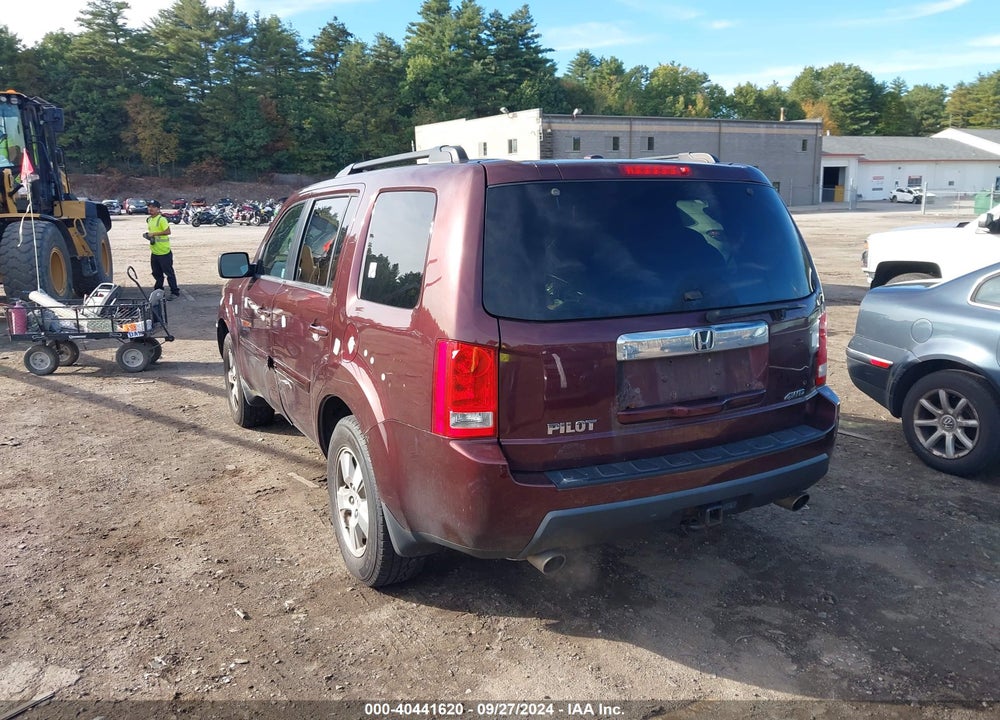 2009 HONDA PILOT EX-L VIN: 5FNYF486X9B024791