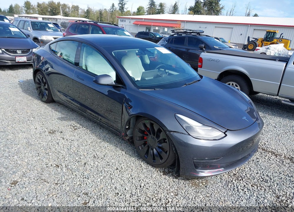 2022 TESLA MODEL 3 PERFORMANCE DUAL MOTOR ALL-WHEEL DRIVE VIN: 5YJ3E1EC4NF263284