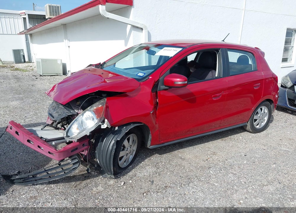 2015 MITSUBISHI MIRAGE ES VIN: ML32A4HJ3FH054268
