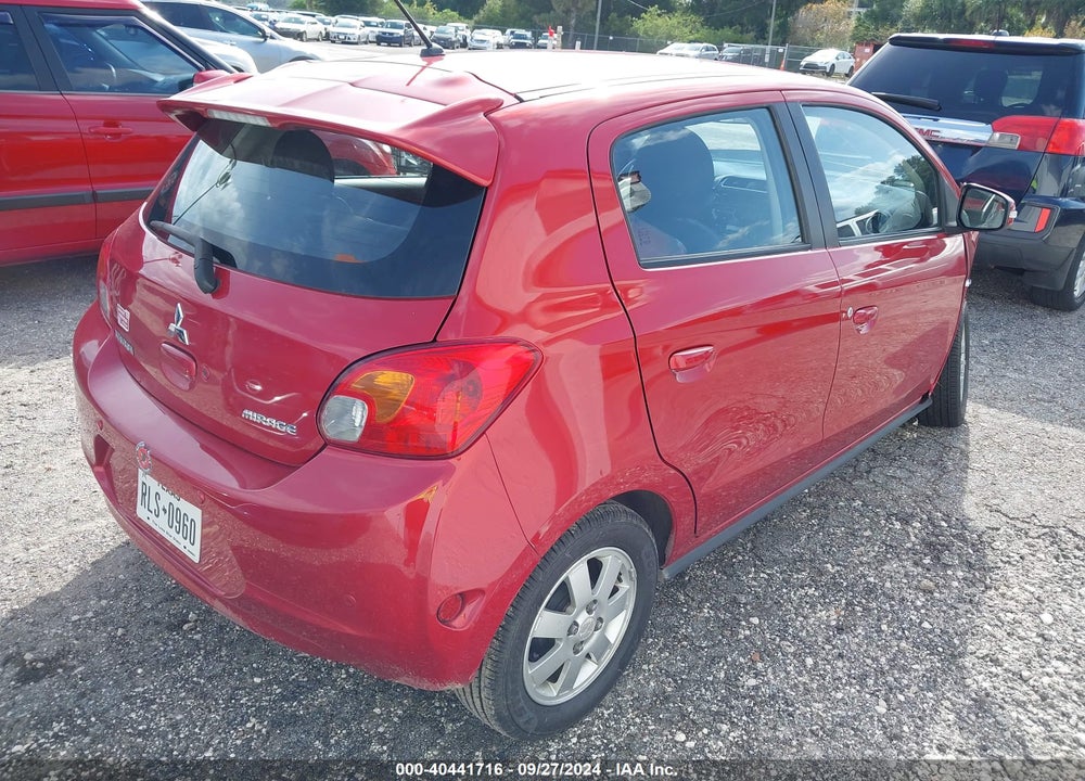 2015 MITSUBISHI MIRAGE ES VIN: ML32A4HJ3FH054268