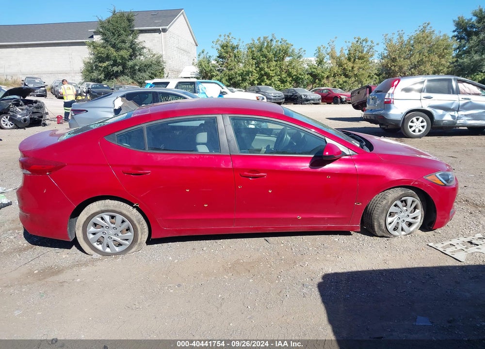 2017 HYUNDAI ELANTRA SE VIN: KMHD74LF1HU120264