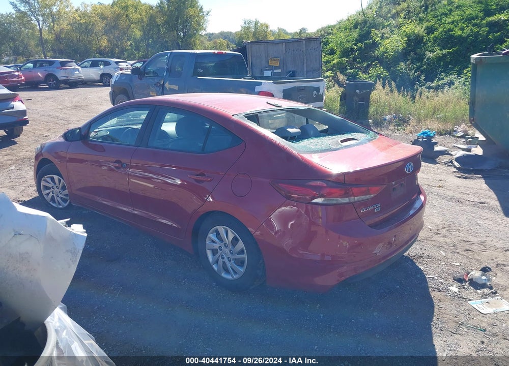 2017 HYUNDAI ELANTRA SE VIN: KMHD74LF1HU120264