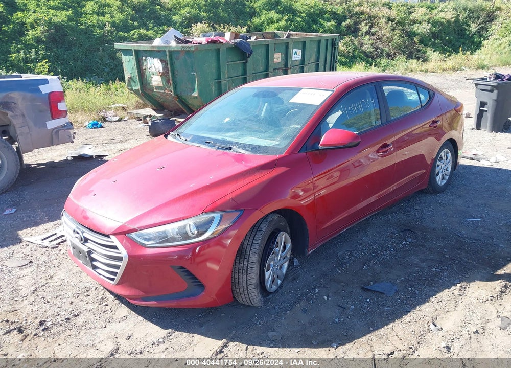 2017 HYUNDAI ELANTRA SE VIN: KMHD74LF1HU120264