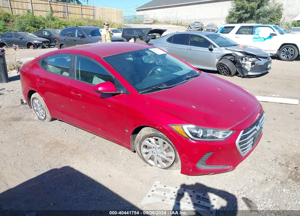 2017 HYUNDAI ELANTRA SE VIN: KMHD74LF1HU120264