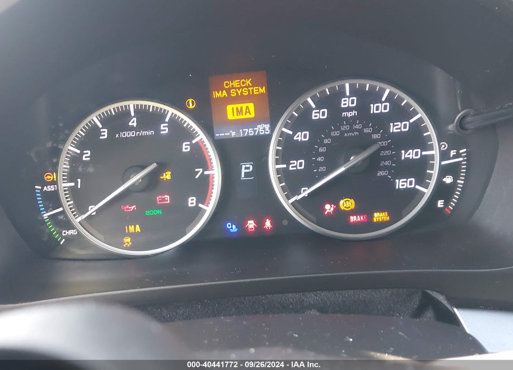 2013 ACURA ILX HYBRID 1.5L VIN: 19VDE3F33DE302541