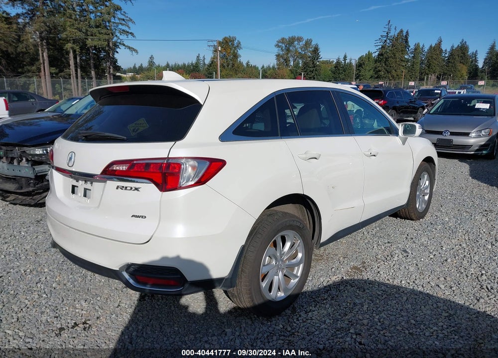 2017 ACURA RDX WATCH PLUS PACKAGE VIN: 5J8TB4H37HL030394