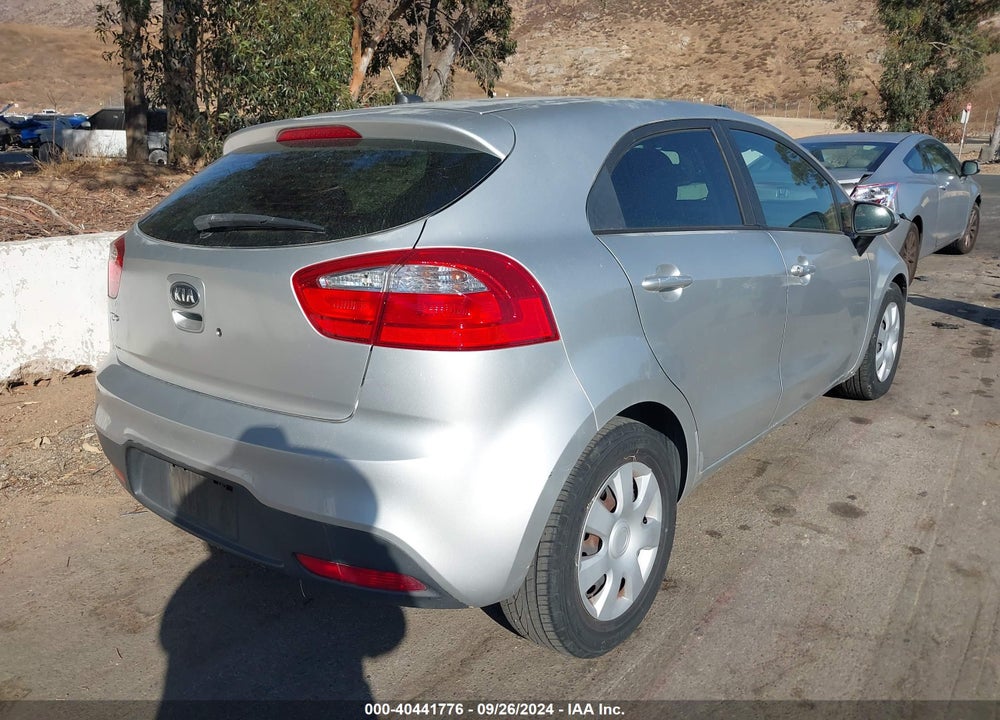2012 KIA RIO5 LX VIN: KNADM5A32C6016887