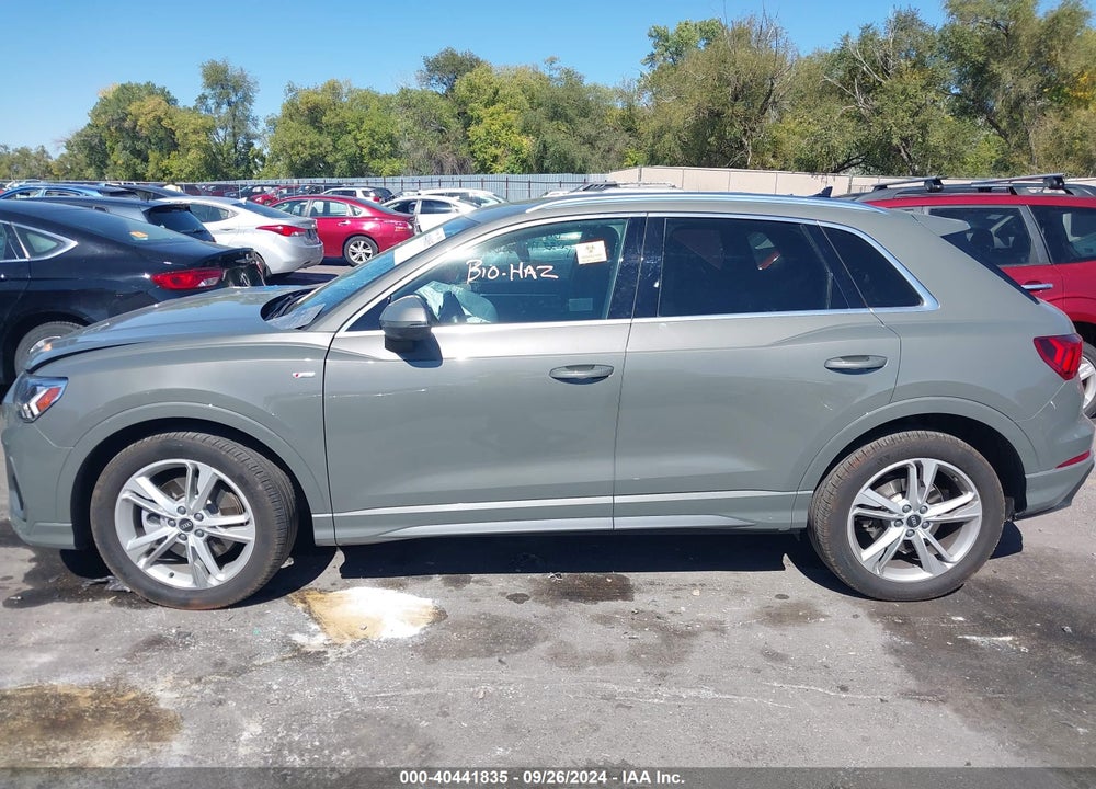 2022 AUDI Q3 PREMIUM PLUS 45 TFSI S LINE QUATTRO TIPTRONIC VIN: WA1EECF31N1050329