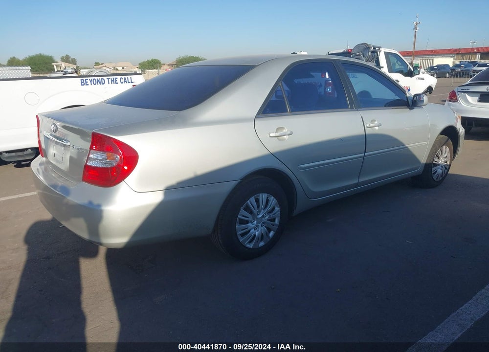 2004 TOYOTA CAMRY LE VIN: 4T1BE32K84U900763