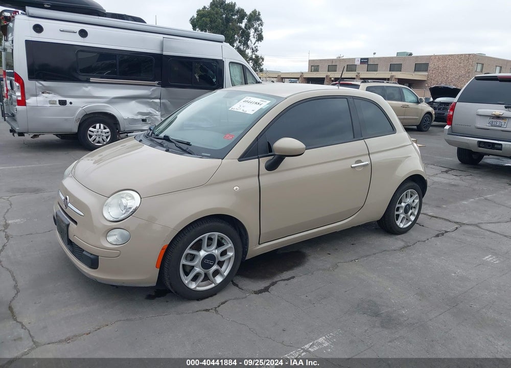 2012 FIAT 500 POP VIN: 3C3CFFAR1CT288814