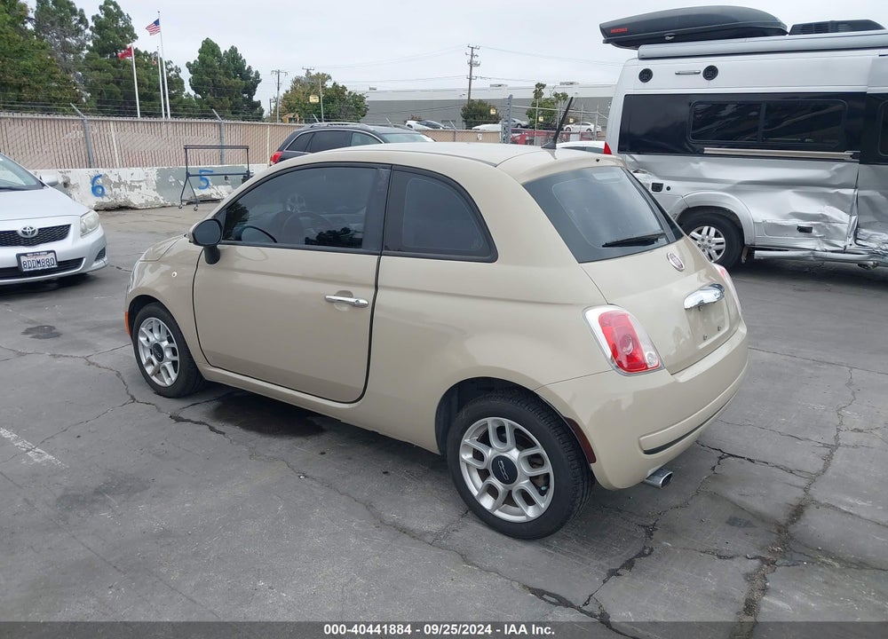 2012 FIAT 500 POP VIN: 3C3CFFAR1CT288814