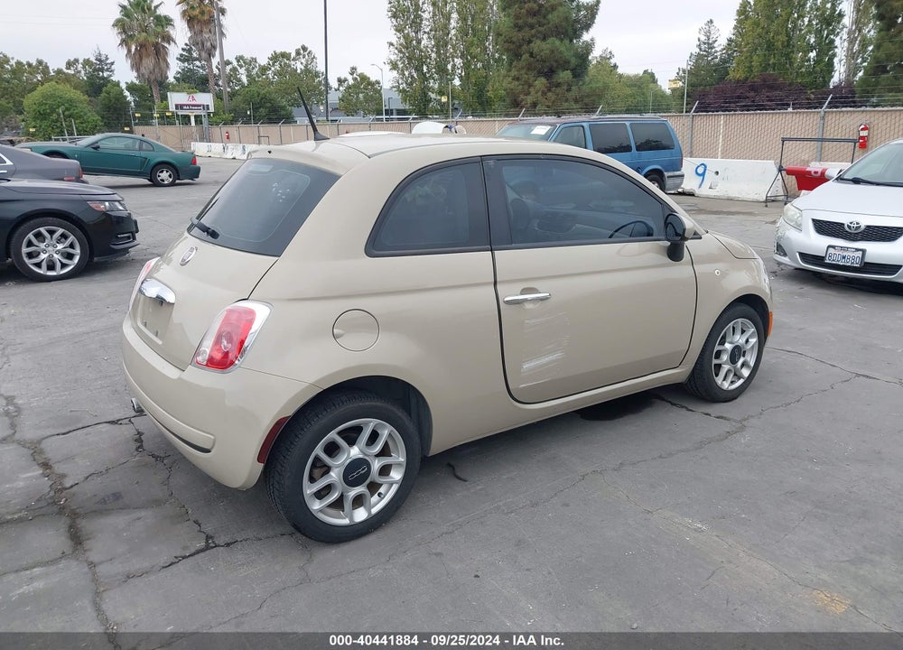 2012 FIAT 500 POP VIN: 3C3CFFAR1CT288814