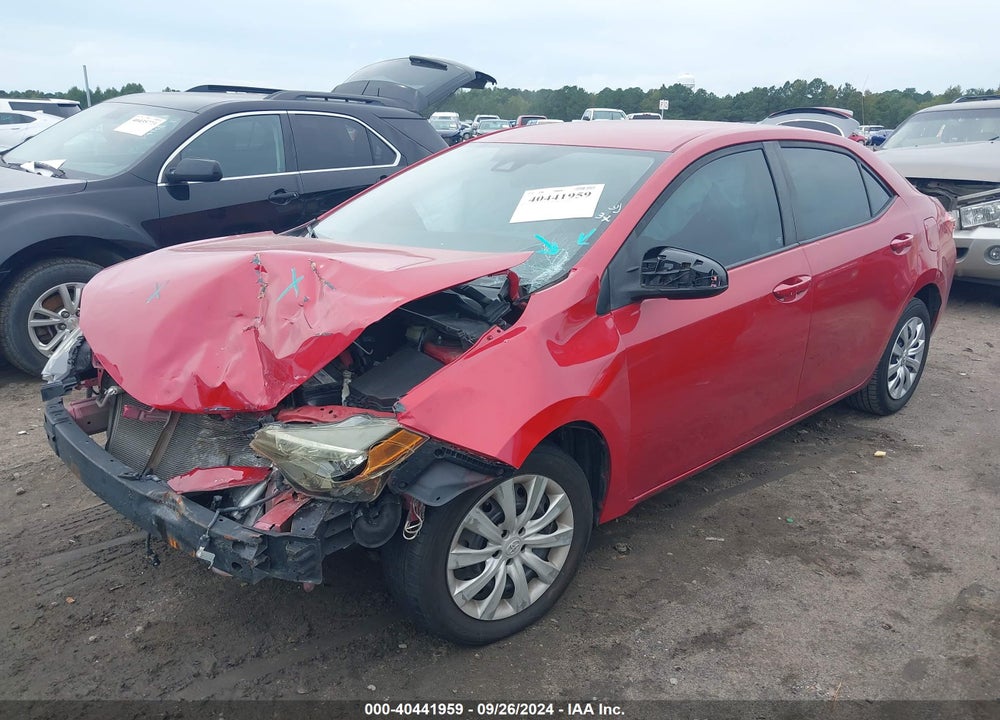 2017 TOYOTA COROLLA LE VIN: 5YFBURHE3HP625642
