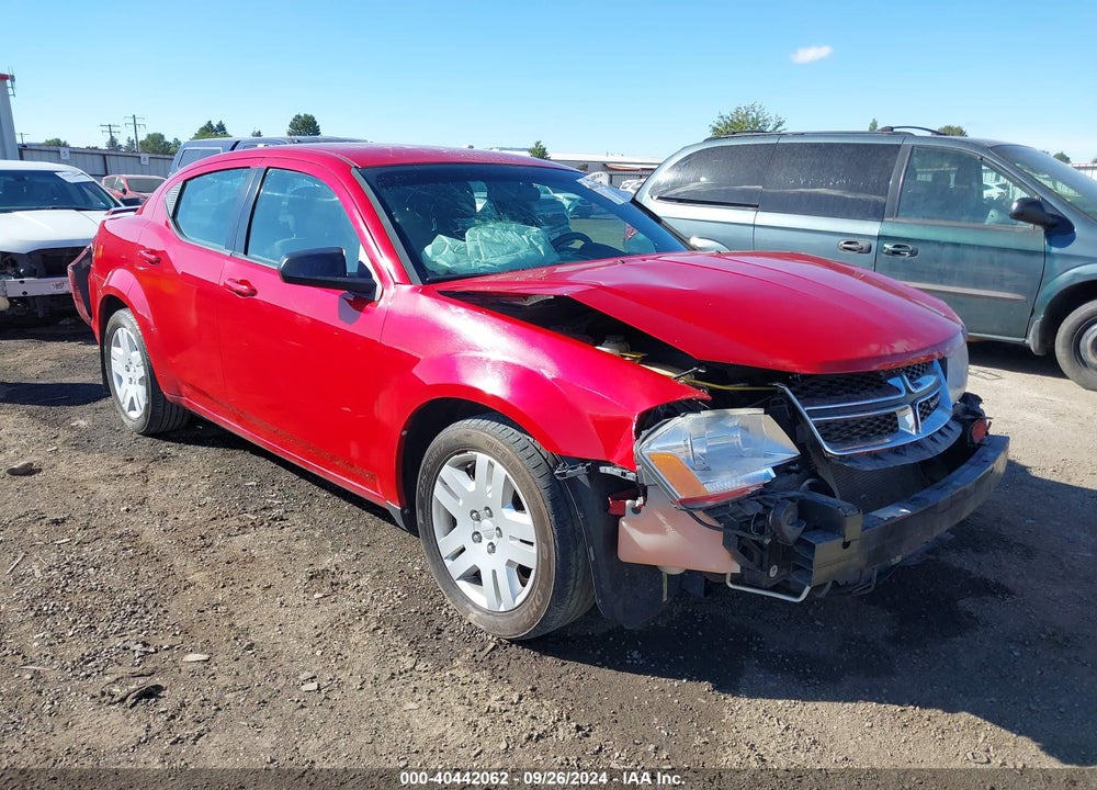 2013 DODGE AVENGER SE VIN: 1C3CDZAB5DN622807