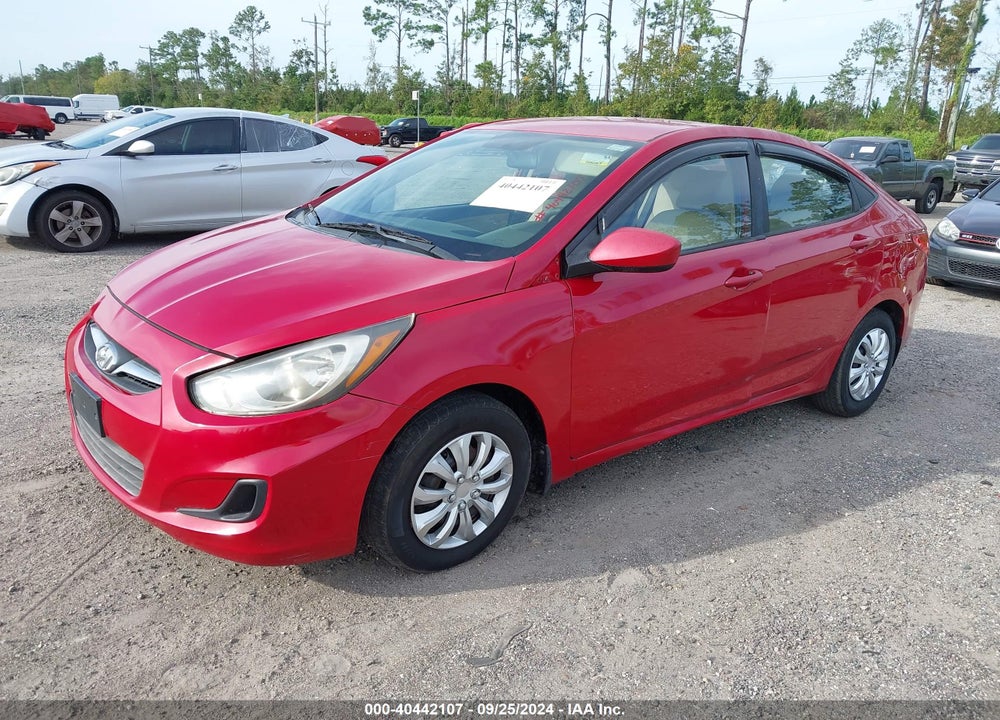 2013 HYUNDAI ACCENT GLS VIN: KMHCT4AE2DU272677
