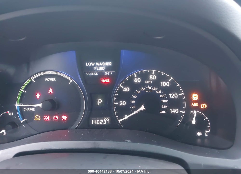 2011 LEXUS RX 450H VIN: JTJBC1BA7B2035473