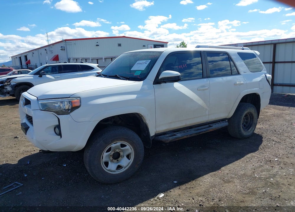 2016 TOYOTA 4RUNNER SR5 VIN: JTEBU5JR2G5305564