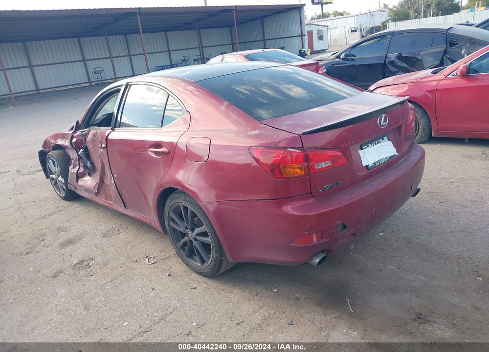 2006 LEXUS IS 250 VIN: JTHBK262362010363