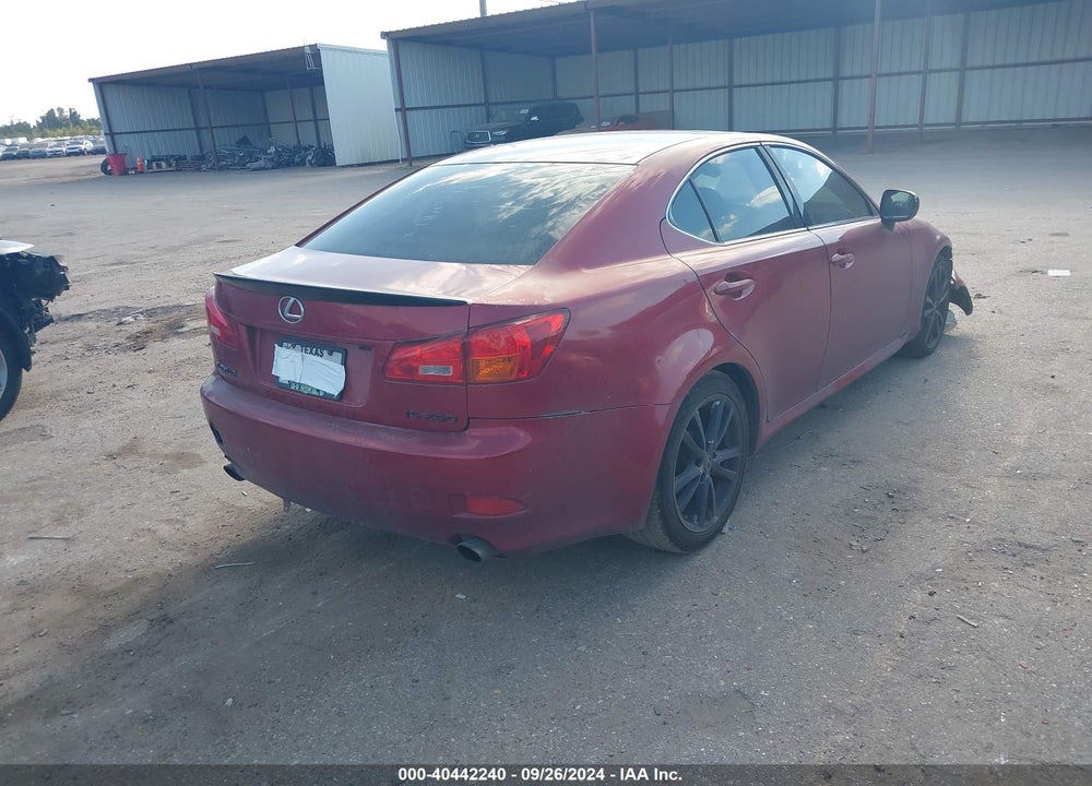 2006 LEXUS IS 250 VIN: JTHBK262362010363