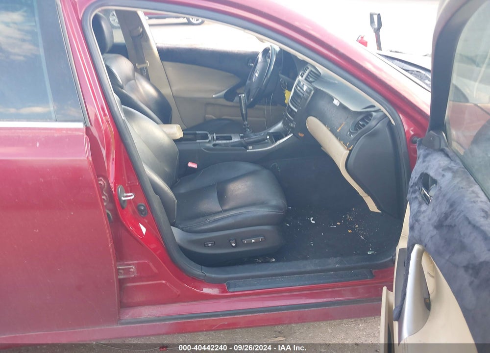 2006 LEXUS IS 250 VIN: JTHBK262362010363