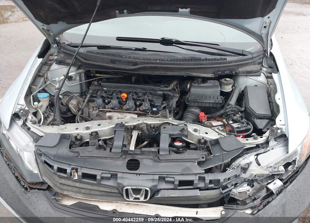 2012 HONDA CIVIC EX VIN: 19XFB2F80CE301599