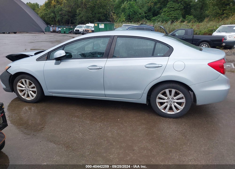 2012 HONDA CIVIC EX VIN: 19XFB2F80CE301599