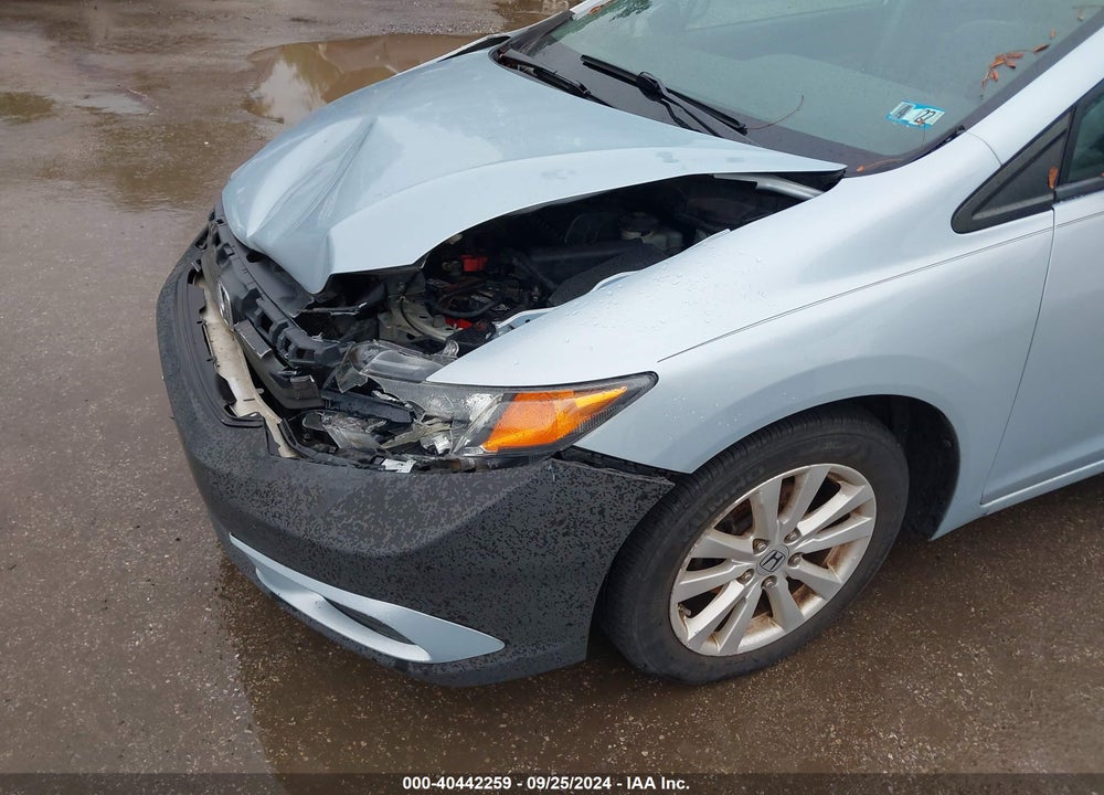 2012 HONDA CIVIC EX VIN: 19XFB2F80CE301599